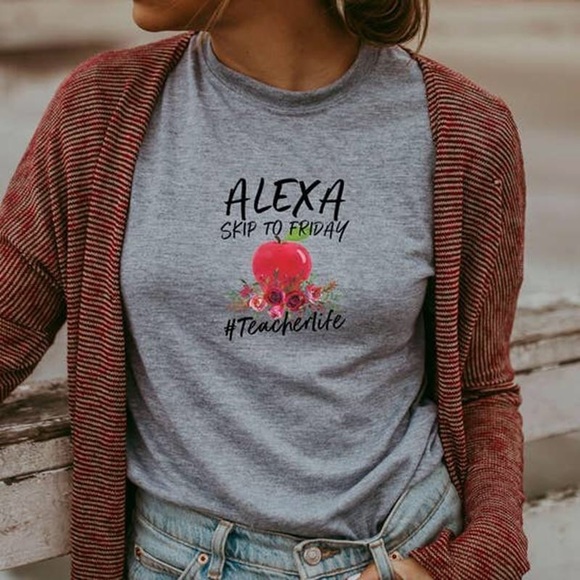 **SOLD** Teacher T-shirt - Picture 3 of 4